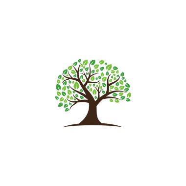 ağaç vektör simgesi. logo tasarım ögeleri.