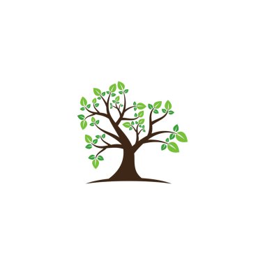 ağaç vektör simgesi. logo tasarım ögeleri.