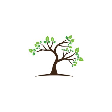 ağaç vektör simgesi. logo tasarım ögeleri.