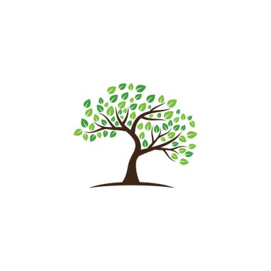 ağaç vektör simgesi. logo tasarım ögeleri.