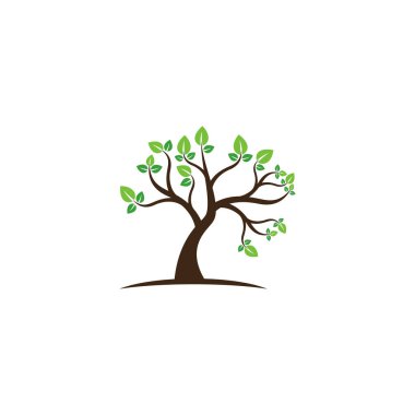 ağaç vektör simgesi. logo tasarım ögeleri.