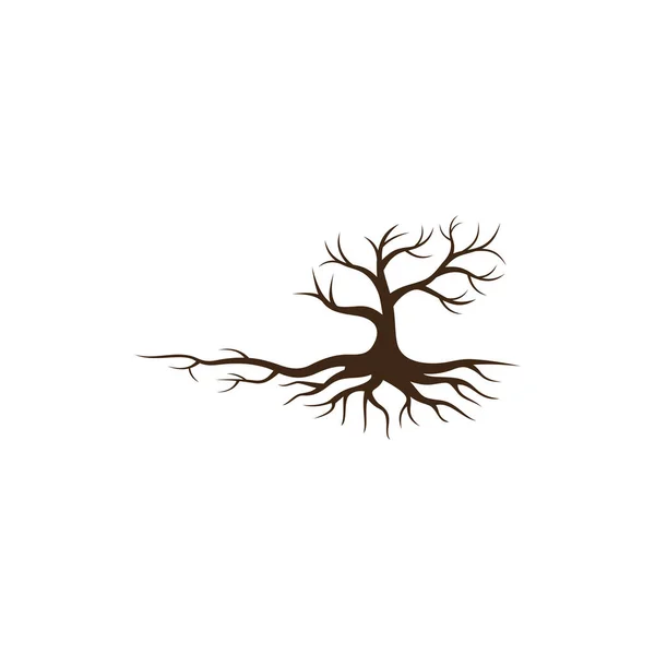 Ícone Vetor Árvore Elementos Design Logotipo — Vetor de Stock