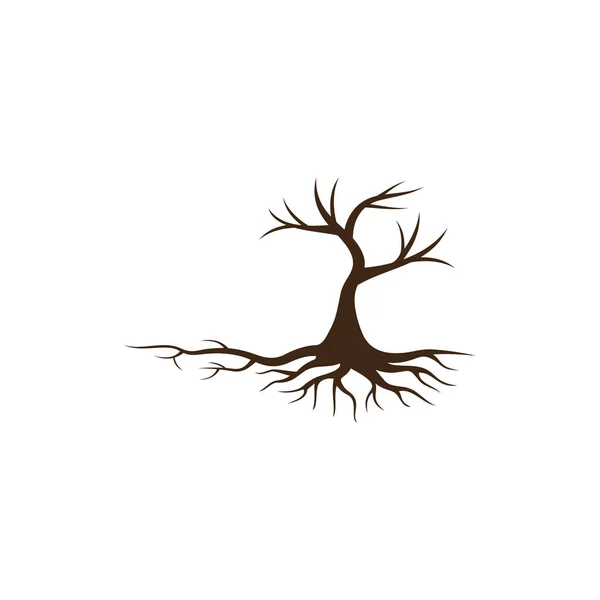 Icône Vectorielle Arbre Éléments Conception Logo — Image vectorielle