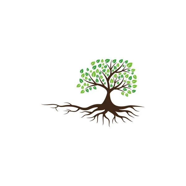 Tree Vector Icon Logo Design Elements — Stock Vector
