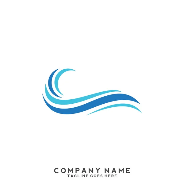 Логотип Водной Волны — стоковый вектор