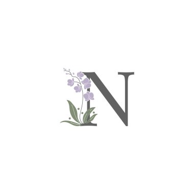 Başlangıçta benzersiz, modern, zarif, çiçekli bir sanat eseri.