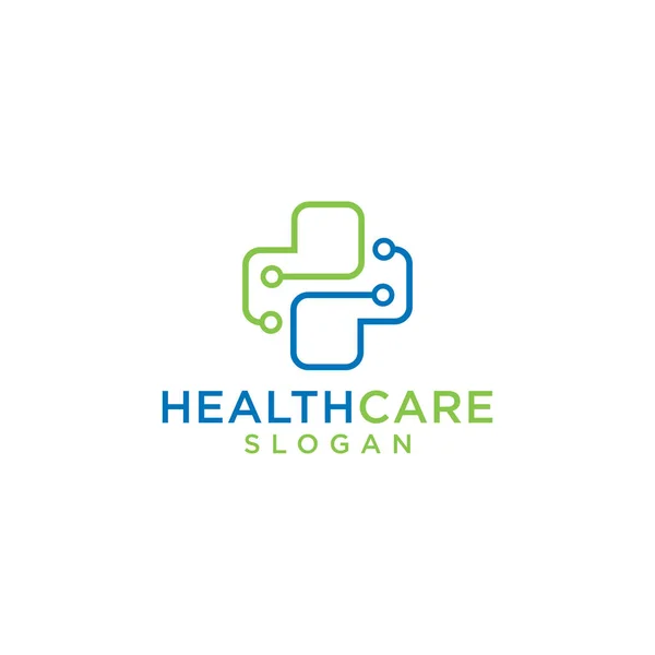 Medical Pharmacy Logo Design Template — Stock Vector