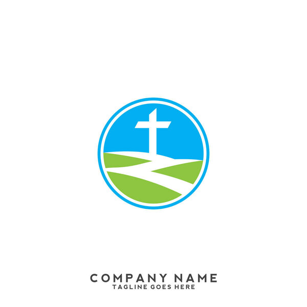 Church vector logo symbol graphic abstract template