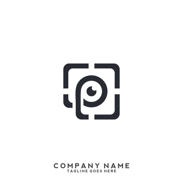 Harfi Logo Tasarım Şablonu Ögeleri — Stok Vektör