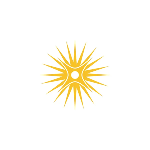 Sun Logo Design Template — Stock Vector