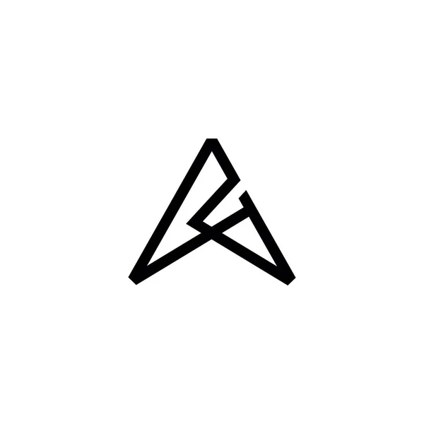 Letra Icono Logotipo Elementos Plantilla Diseño — Archivo Imágenes Vectoriales