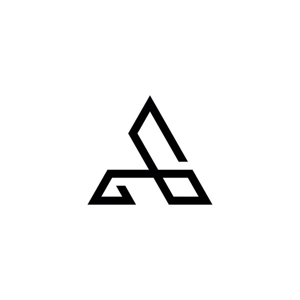Lettre Logo Icone Design Template Elements — Image vectorielle