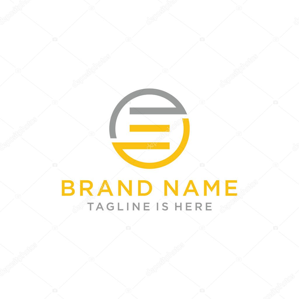 Letter E logo icon design template elements.