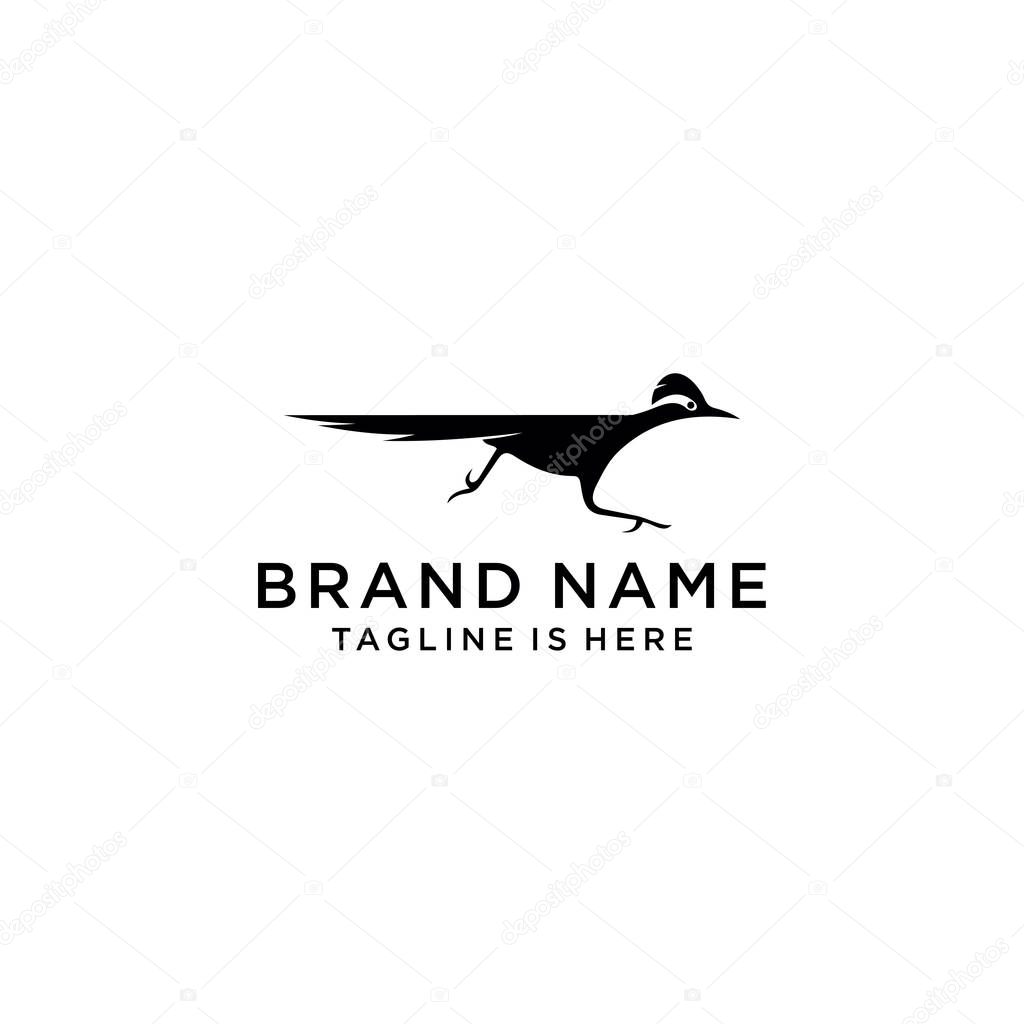 Roadrunner logo vector icon.