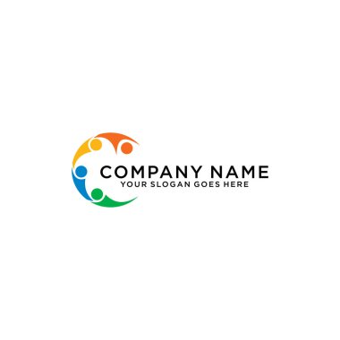 Soyut logo tasarımı. Vektör logo şablonu