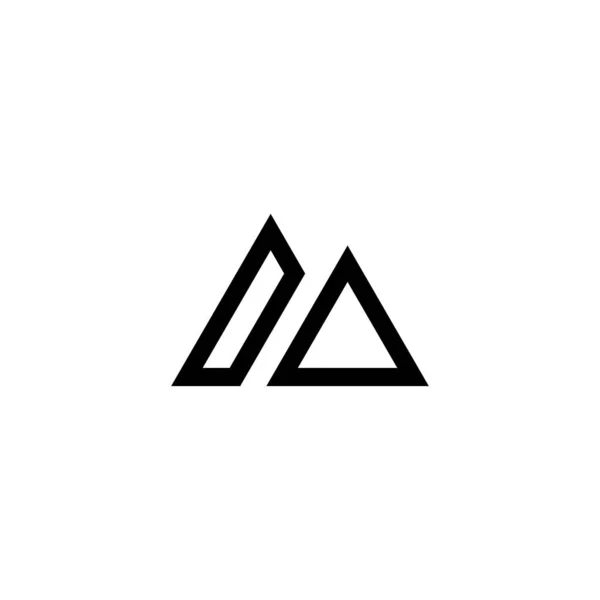 Carta Icono Del Logotipo Elementos Plantilla Diseño — Archivo Imágenes Vectoriales