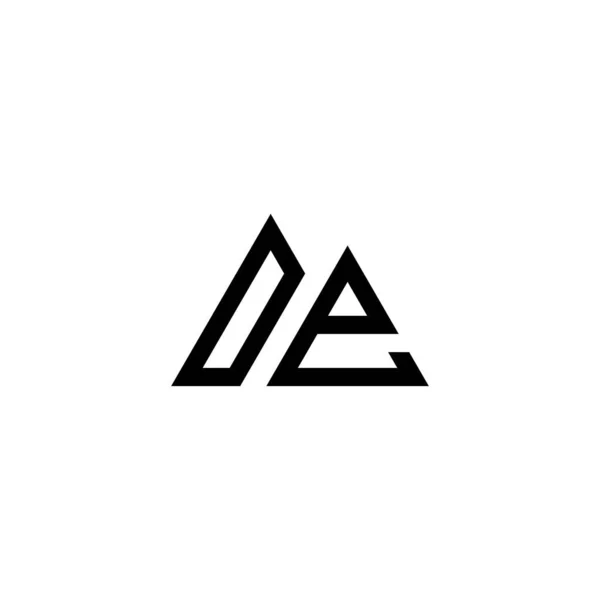 Brev Logo Ikon Design Mall Element — Stock vektor