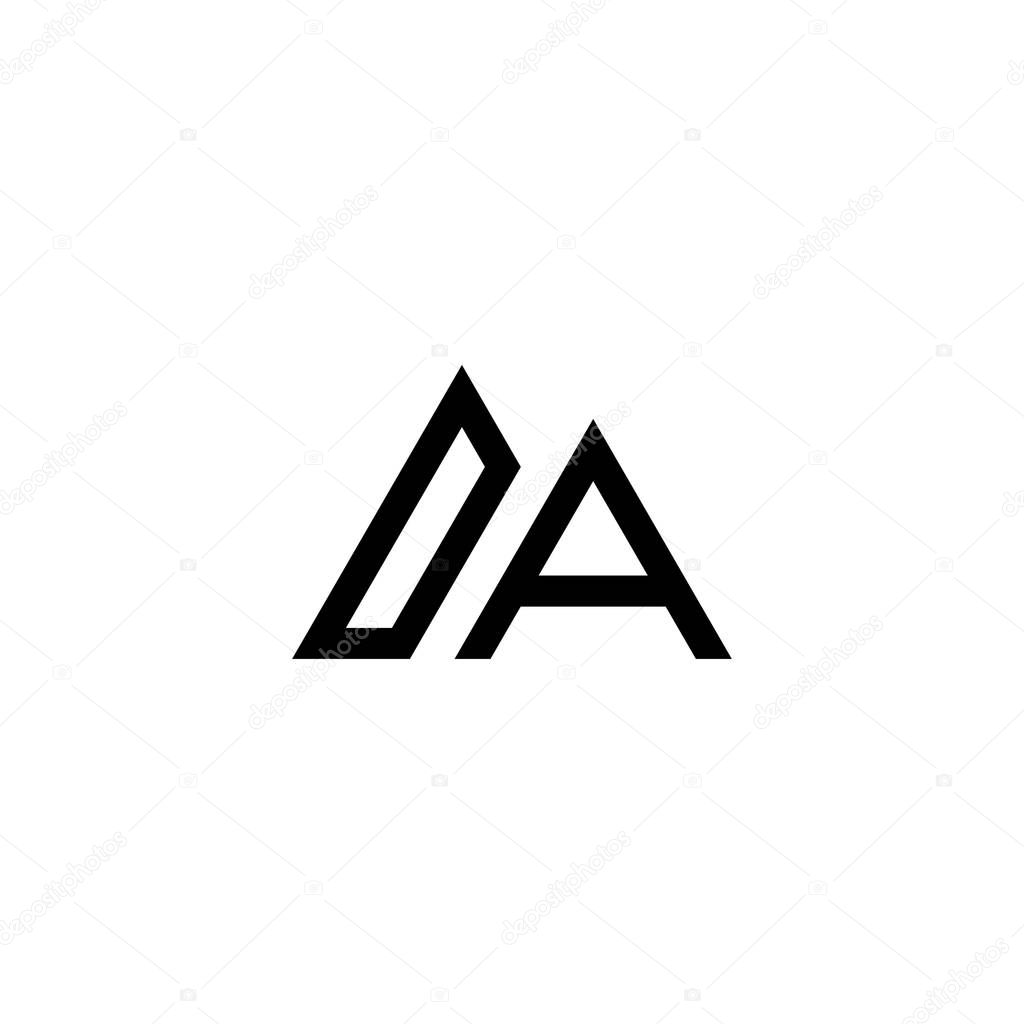 Letter OA logo icon design template elements