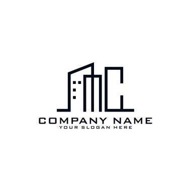 İnşaat şirketinin logosuna sahip Harf Mc