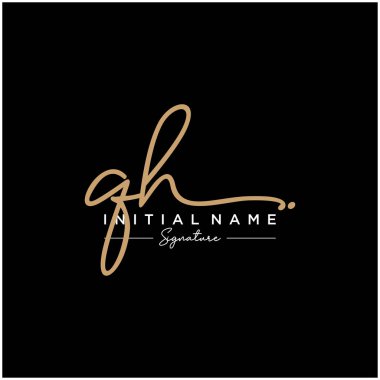 Qh İmza Şablonu Vektörü
