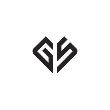 Harf G logo simgesi tasarım şablonu elementleri