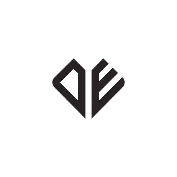 Levél Logo Ikon Design Sablon Elemek — Stock Vector