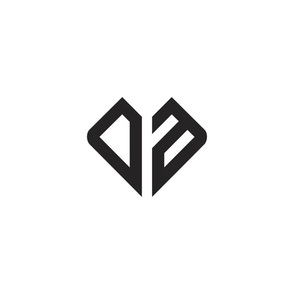 Levél Logo Ikon Design Sablon Elemek — Stock Vector