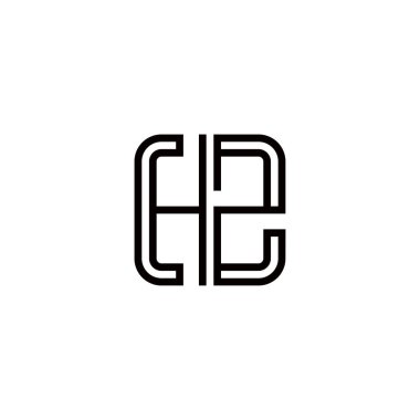 Harf Hz logo tasarım şablonu ögeleri