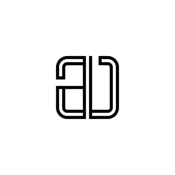 Στοιχεία Προτύπου Σχεδίασης Εικονιδίων Λογότυπου Της Επιστολής — Διανυσματικό Αρχείο