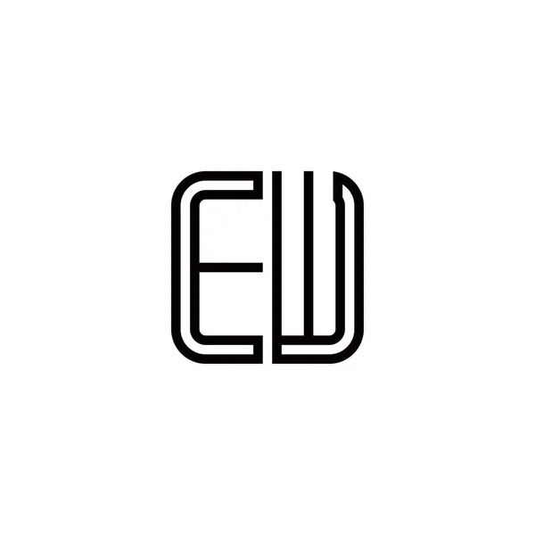 Літера Значок Дизайну Логотипу Елементи Шаблону — стоковий вектор