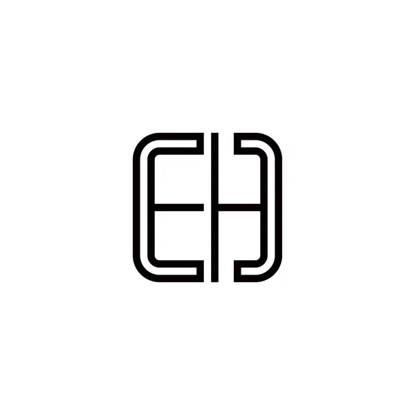 文字えロゴアイコンデザインテンプレート要素 — ストックベクタ