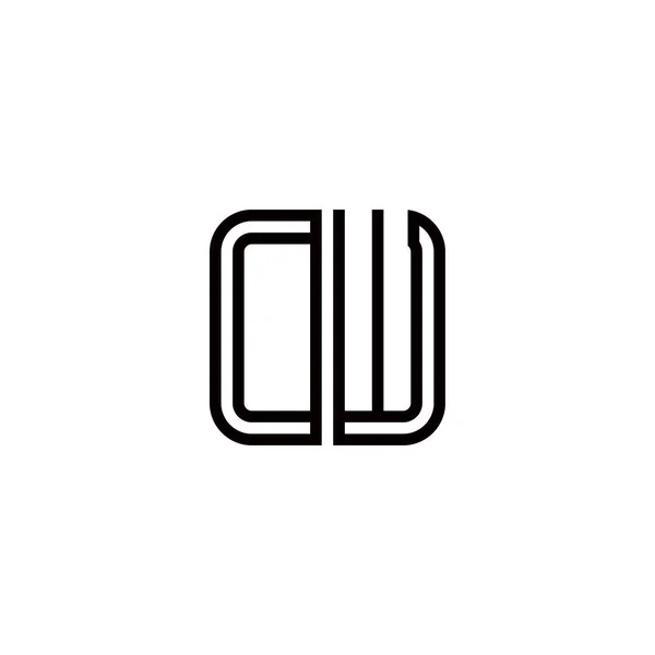 Brief Logo Symbol Design Vorlage Elemente — Stockvektor