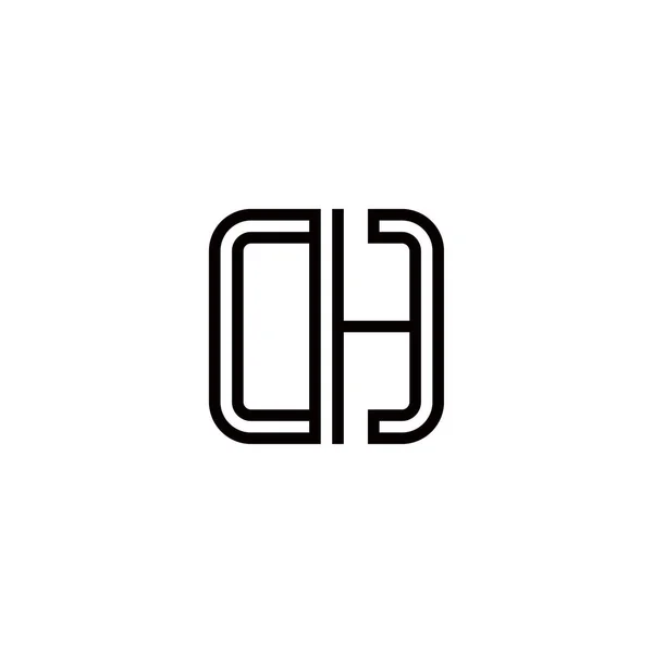 Buchstabe Logo Symbol Design Template Elemente — Stockvektor