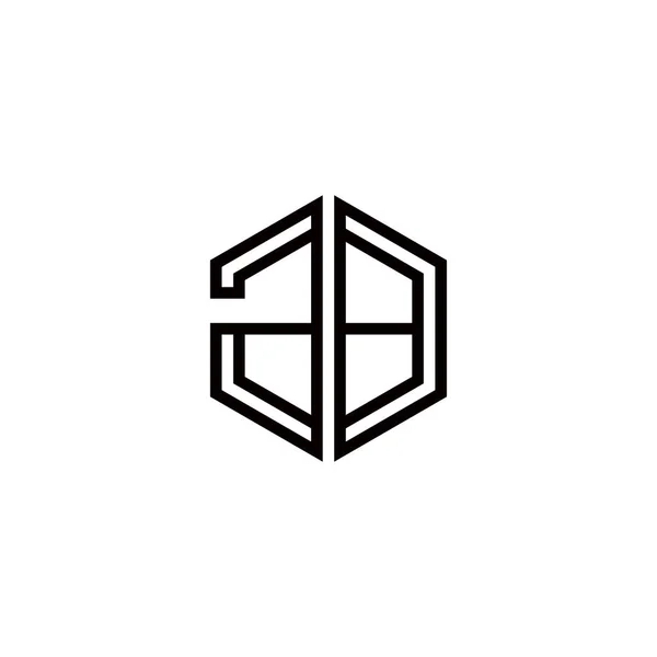 Στοιχεία Προτύπου Σχεδίασης Εικονιδίων Λογότυπου Letter — Διανυσματικό Αρχείο