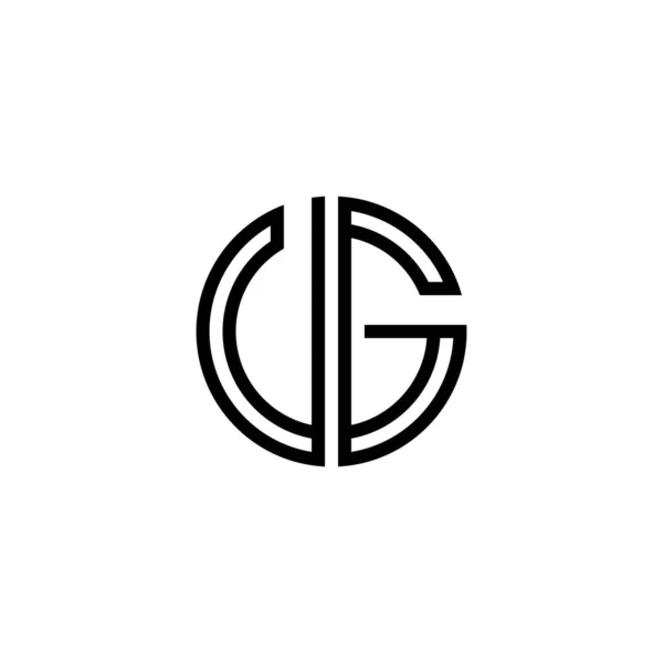 Літера Елементи Шаблону Дизайну Логотипу — стоковий вектор