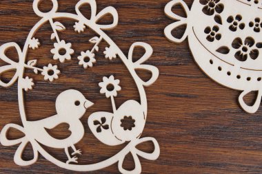 çiçekli Paskalya yortusu yumurta