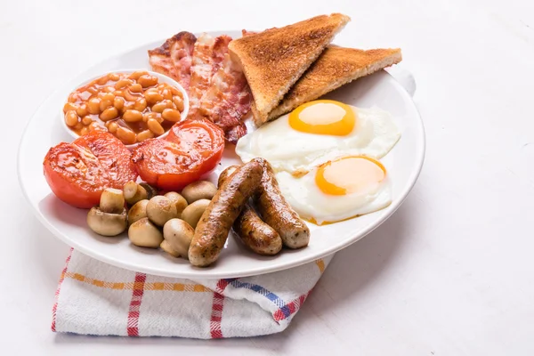 전체 영어 아침 식사 — 스톡 사진