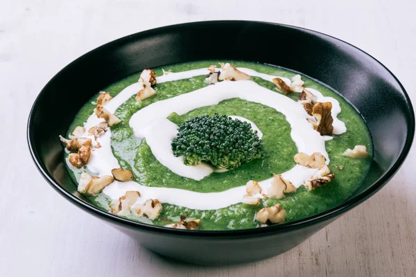 Broccoli cream soup — Stock Photo, Image