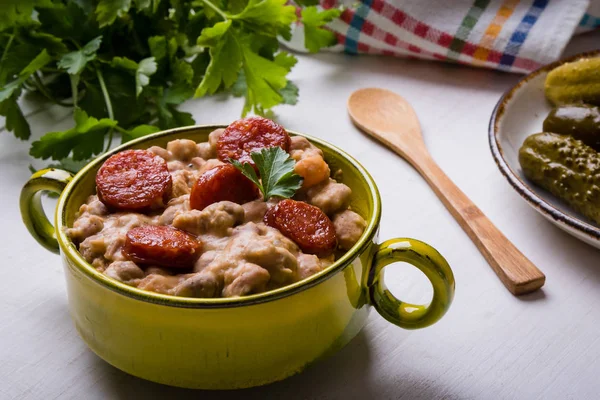 Soslu fasulye güveç
