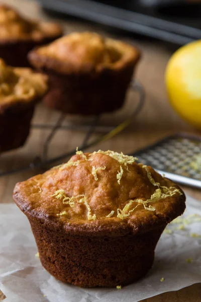 Muffin au citron maison — Photo