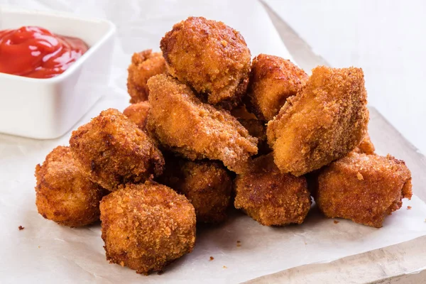 Nuggets z kurczaka domowe — Zdjęcie stockowe