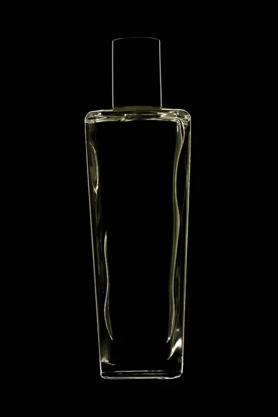 Silhueta de frasco de perfume — Fotografia de Stock
