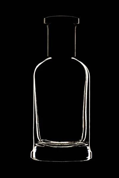 Parfüm üveg sziluett — Stock Fotó