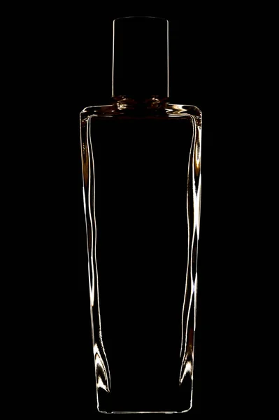 Silueta de la botella de perfume —  Fotos de Stock