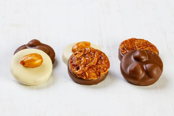 Varietà praline al cioccolato — Foto Stock