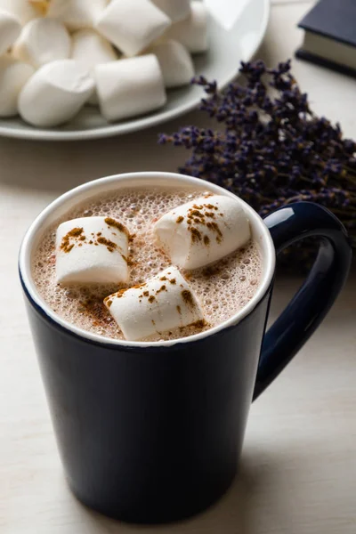 Chocolat chaud à la guimauve — Photo