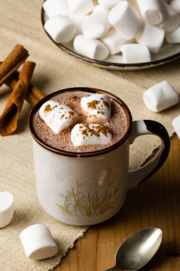 Şekerli sıcak kakao.