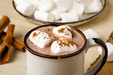 Şekerli sıcak kakao.