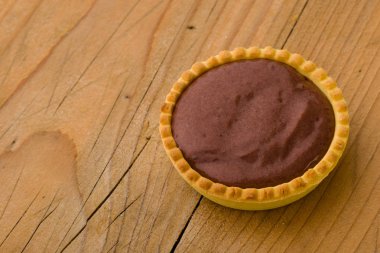 yuvarlak çikolata tart