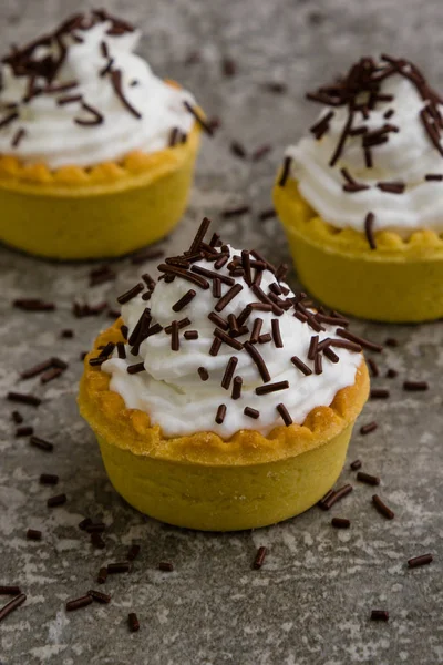 Çikolata ile Mini tart — Stok fotoğraf